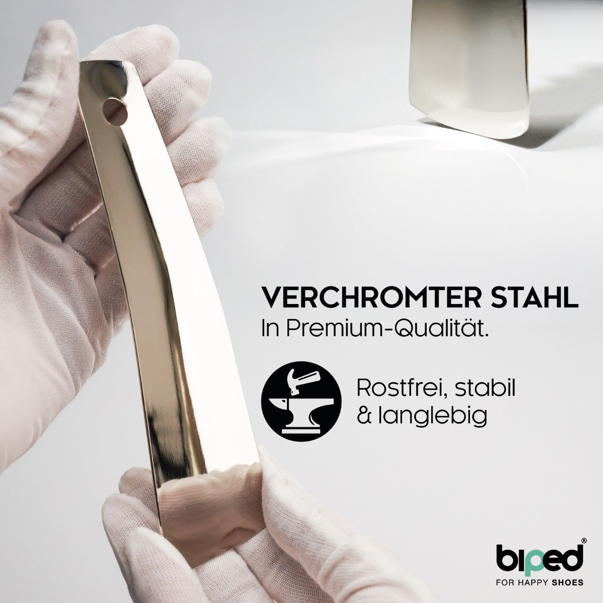 biped Schuhanzieher Metall 15 cm z2793