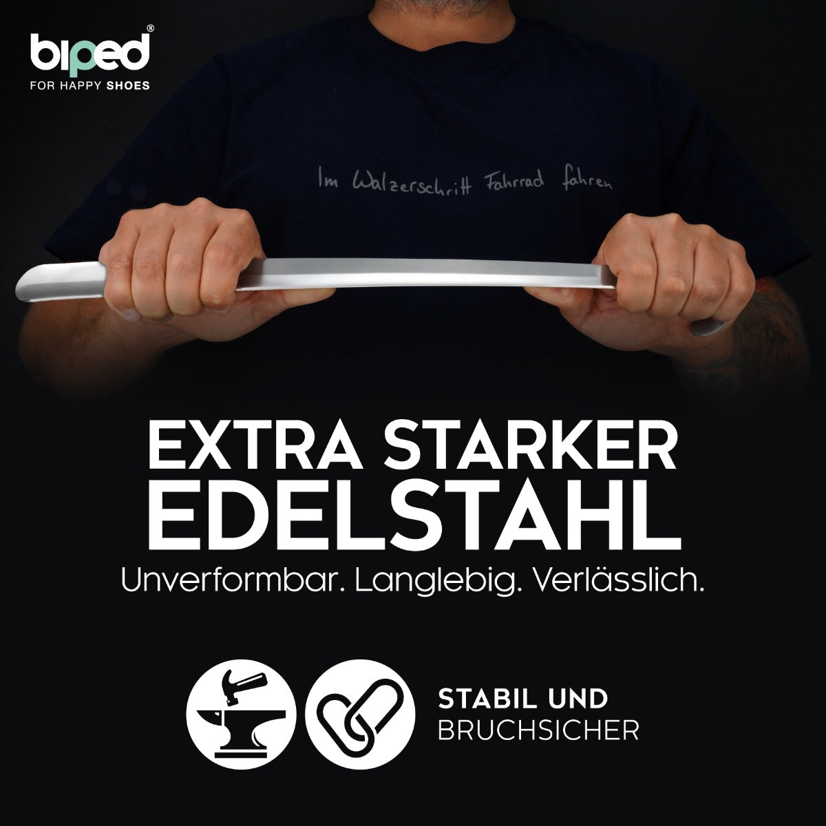 biped Metall Schuhlöffel lang 52 cm z2796