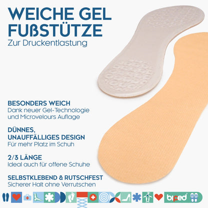 biped Gel Einlagen für Pumps und High Heels z1006