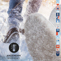 biped Premium Lammfellsohlen mit Filz Unterseite z1022