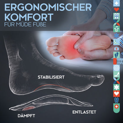 biped Premium Leder Mini Fußbett 2/3 Mittelfußstütze z2225