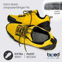 biped 2 Paar extra breite Filzsohlen z2787