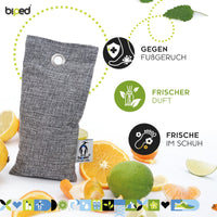 biped FRESH! Schuhkissen mit Bambus Aktivkohle & Citrus Duft z2812