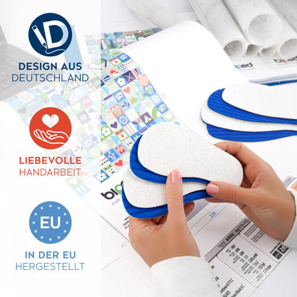biped minimal sole MANJARIN - 2 Paar Frottee Einlegesohlen - spezielle Form für Barfußschuhe