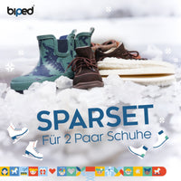 biped 2 Paar Kinder Lammwoll Einlegesohlen, extra dick z1021