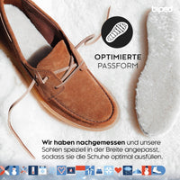 biped Premium Lammfellsohlen mit Filz Unterseite z1022