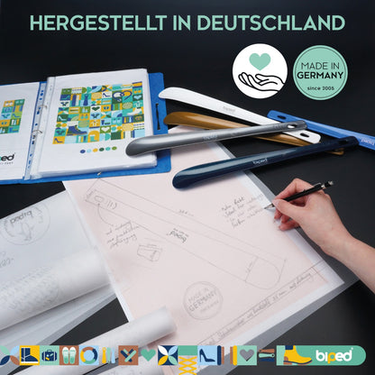 biped Schuhanzieher aus Kunststoff 35 cm mit Lochung z1555