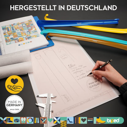 biped Schuhanzieher aus Kunststoff mit Haken 50 cm z1558