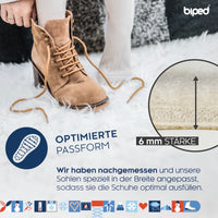 biped 2 Paar Thermosohlen mit Lammwolle und Aluminium Unterseite z2391