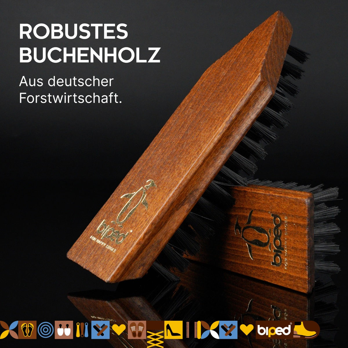 biped Reinigungsbürste für Schuhe und Sohlenprofile z2450
