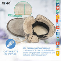 biped 2 Paar Kinder Thermosohlen mit Lammwolle und Aluminium Unterseite z2692