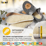 biped 2 Paar Kinder Einlegesohlen mit echter Schafswolle und Natur Kork z2765