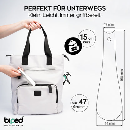 biped Schuhanzieher Metall 15 cm mit Haken z2794