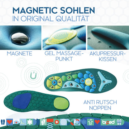 biped Original Magnetic Akupressur Einlegesohlen z2930