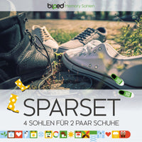 biped 2 Paar Memory Sohlen extra breit z2476
