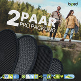 biped 2 Paar Aktivkohle Sohlen z1017