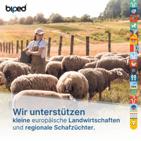biped 2 Paar Kinder Lammwoll Einlegesohlen, extra dick z1021