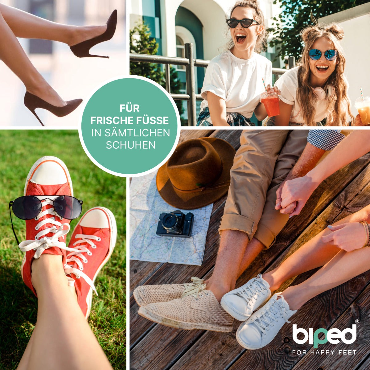 biped 3 Paar Frotteesohlen zum Zuschneiden - Ideal zum Barfußtragen z2028