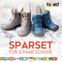 biped 2 Paar Kinder Wollsohlen mit extra dicker Lammwolle und Filz z2690