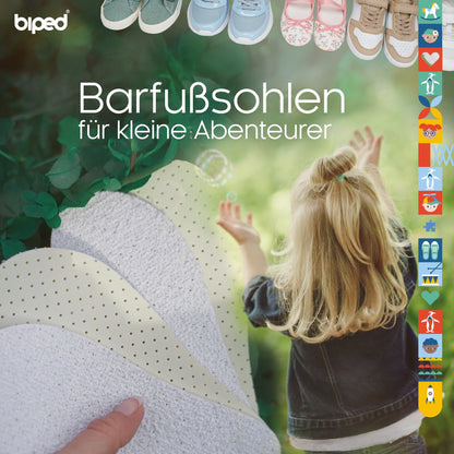 biped 2 Paar Kinder Frottee Einlegesohlen mit dezent frischem Duft z2775