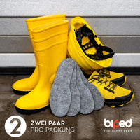 biped 2 Paar extra breite Filzsohlen z2787