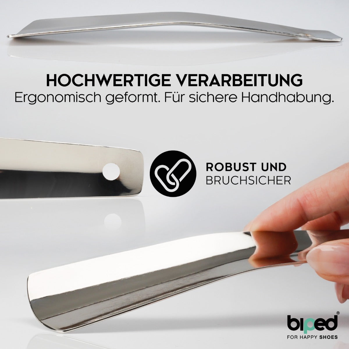 biped Schuhanzieher Metall 15 cm z2793