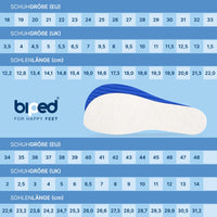biped minimal sole MANJARIN - 2 Paar Frottee Einlegesohlen - spezielle Form für Barfußschuhe