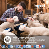 biped 2 Paar Lamm Wollsohlen mit Filz z1004