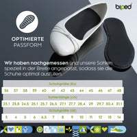 biped 2 Paar Aktivkohle Sohlen z1017
