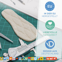 biped 2 Paar Kinder Thermosohlen mit Lammwolle und Aluminium Unterseite z2692