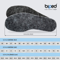 biped 2 Paar extra breite Filzsohlen z2787