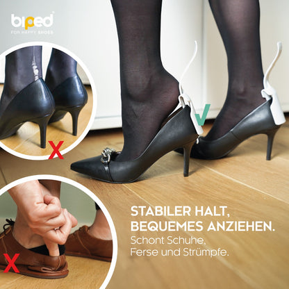 biped 2 Paar Schuhlöffel klein – Clip Schuhanzieher z2928