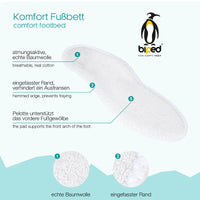 biped Premium Sommer Fußbett - mit Baumwoll Frottee und Sisal z2777