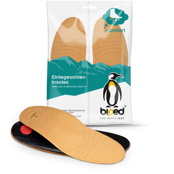 biped Premium Soft Fußbett aus pflanzlich gegerbtem Leder z1719