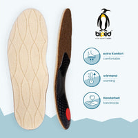 biped Premium Winter Fußbett - aus echter Wolle und Naturkork z1715