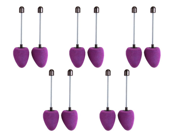 5 Paar SET Schaumstoff Schuhspanner Form UNIVERSAL mit Spiralfeder z2480