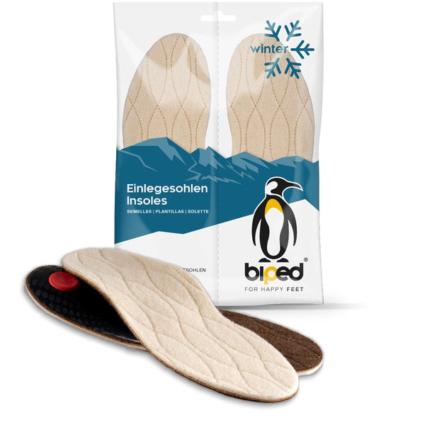 biped Premium Winter Fußbett - aus echter Wolle und Naturkork z1715