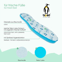 biped 3 Paar antibakterielle Einlegesohlen mit Citrusduft und Sanitized Hygienefunktion z2782