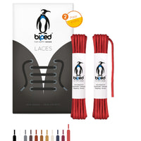 biped LACES 2 Paar gewachste Schnürsenkel aus Baumwolle rund ø 3 mm z2915