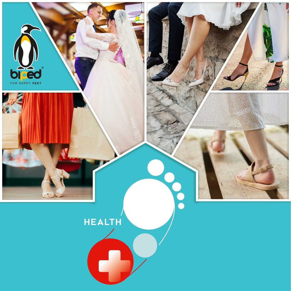 biped HEALTH 2 Paar Slinghalter aus Velours Leder z2920