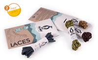 biped LACES 2 Paar Wanderschuh Schnürsenkel rund ø 4 mm extra robust z2917
