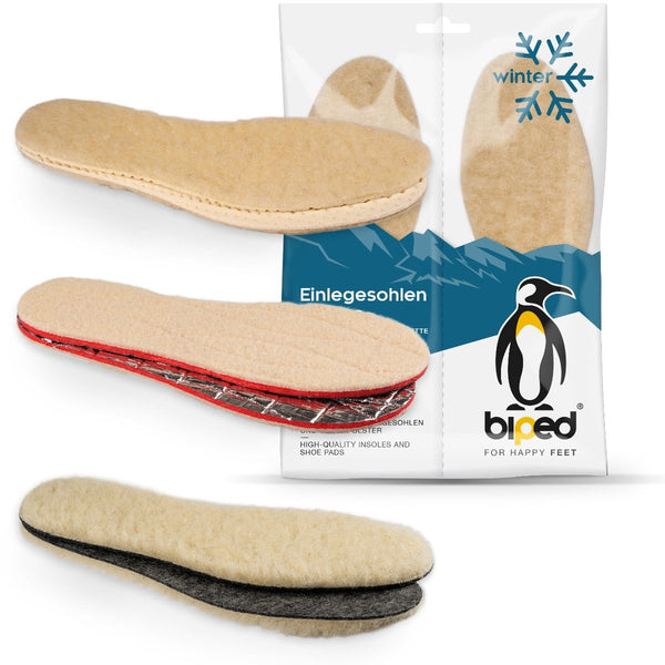 biped 3 Paar Winter Einlegesohlen Set POLAR z2730