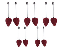 5 Paar SET Schaumstoff Schuhspanner Form SPITZ mit Spiralfeder z2479