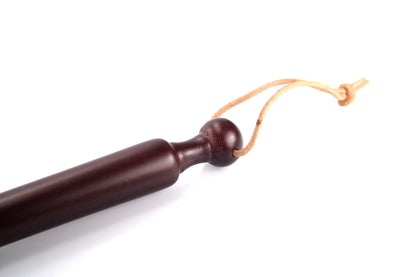 edler Schuhanzieher Schuhlöffel aus Rosenholz mit Lederband  54 cm z1393