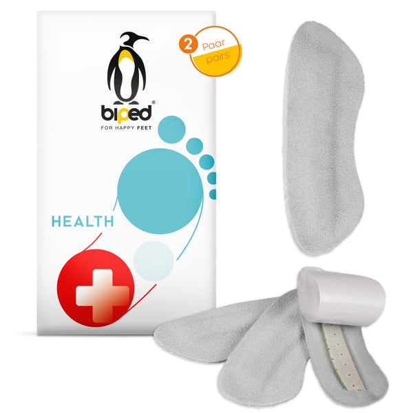 biped HEALTH 2 Paar Fersenhalter Anti Slip aus Leder z1769
