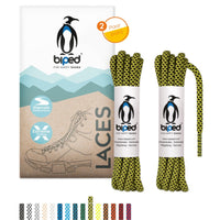 biped LACES 2 Paar bicolor Rope Schnürsenkel rund ø 4,5 mm extra robust z2918