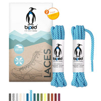 biped LACES 2 Paar bicolor Rope Schnürsenkel rund ø 4,5 mm extra robust z2918