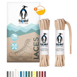 biped LACES 2 Paar bicolor Rope Schnürsenkel rund ø 4,5 mm extra robust z2918