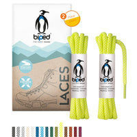 biped LACES 2 Paar bicolor Rope Schnürsenkel rund ø 4,5 mm extra robust z2918
