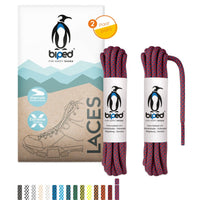 biped LACES 2 Paar bicolor Rope Schnürsenkel rund ø 4,5 mm extra robust z2918